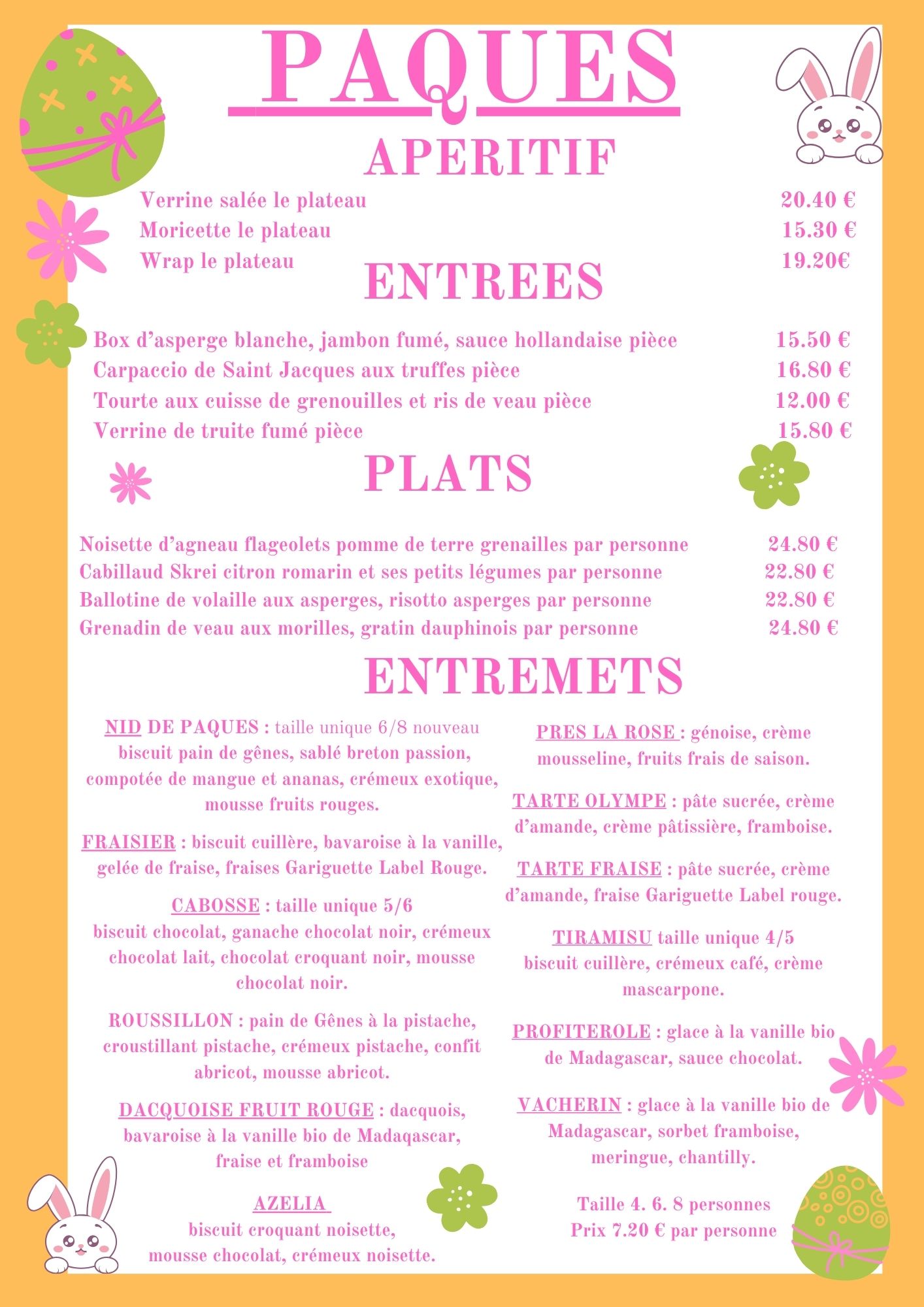 CARTE PAQUES 2025